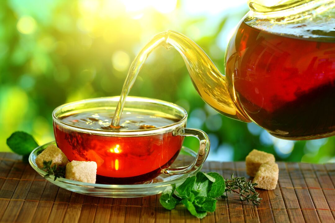 Kräutertee fir Prostatitis